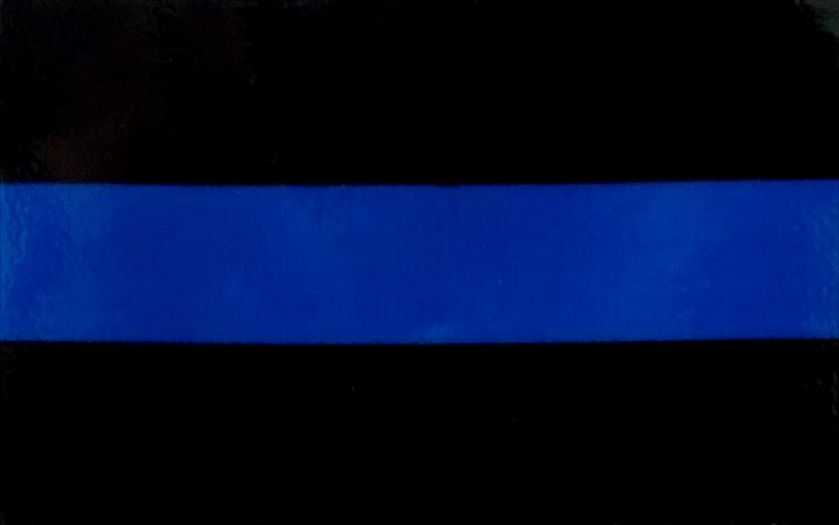 THIN BLUE LINE STICKER